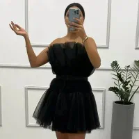 پیراهن مجلسی کوتاه ترک