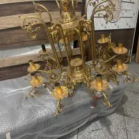 خریدار لوستر آیینه کنسول فلزی برنزی برنجی|لوستر و چراغ آویز|تهران, حبیب الله|دیوار