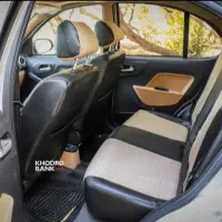 اطلسسفیدسقفمشکی سانروفدار|خودرو سواری و وانت|سمنان, |دیوار