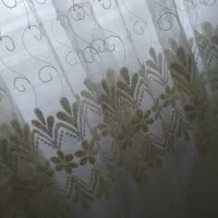 پرده حریر با آستر گرم بالا سالم