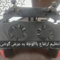 دسته بازی به همراه دو فن قدرتمند شارژی|کنسول، بازی ویدئویی و آنلاین|نجف‌آباد, ویلاشهر|دیوار