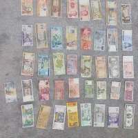کلکسیون اسکناس 160 کشور|کلکسیون سکه، تمبر، اسکناس|شیراز, دانشگاه شیراز|دیوار