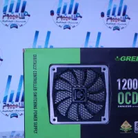 پاور گرین ۱۲۰۰ وات حرفه‌ای فول ماژولار GREEN 1200W