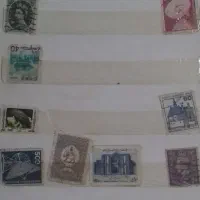 4تا البوم همراه 620 عدد تمبر پهلوی خارجی وسکه 1/2|کلکسیون سکه، تمبر، اسکناس|رشت, شالکو|دیوار