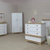 تخت و سرویس نوزادی مناسب سیسمونی دومنظوره|تخت و سرویس خواب|کرج, شعبان‌آباد|دیوار