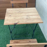 میز صندلی مناسب برای تراس و مغازه