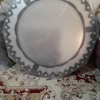 آینه طرح نقره کوب دایره ای|صنایع دستی و سایر لوازم تزئینی|شیراز, نصر|دیوار