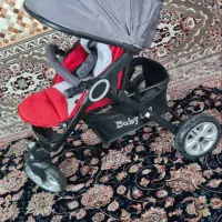 کالسکه سه چرخه فلامینگو کریر و روروئک