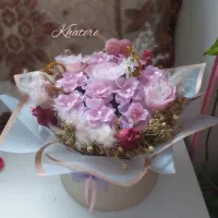 دسته گل عروس،باکس گل، دسته گل حنا، گیفت|گل مصنوعی|کرج, باغستان|دیوار