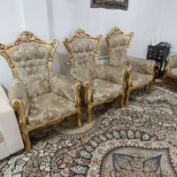 یک دست ۹نفر مبل استیل جنس چوب|مبلمان خانگی و میز عسلی|رشت, استادسرا|دیوار