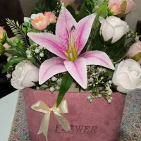 گل  با گلدان|گل مصنوعی|زاهدان, |دیوار