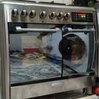 گاز ۵ شعله هاردستون تمام استیل