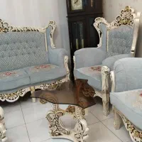 مبلمان هفت نفره استیل|مبلمان خانگی و میز عسلی|تهران, ونک|دیوار