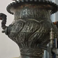 سماور برنجی کاردست قدیمی|سماور، چای‌ساز، قهوه‌ساز|اصفهان, محمودیه|دیوار