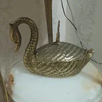 میز تلفن،تلفن،قو و جاکلیدی برنج|صنایع دستی و سایر لوازم تزئینی|آفتاب, |دیوار