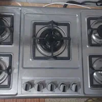 گاز صفحه ای تمام استیل5شعله|اجاق گاز و لوازم برقی پخت‌وپز|پاکدشت, پاکدشت (مامازند)|دیوار