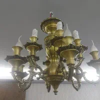 لوستر برنجی|لوستر و چراغ آویز|تهران, والفجر (افسریه)|دیوار