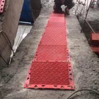 پله موقت کارگاهی فلزی رمپی