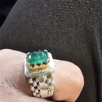 انگشتر زمرد اصلی|جواهرات|ایلام, |دیوار