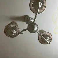 یک جفت لوستر فانتزی|لوستر و چراغ آویز|اصفهان, گلزار|دیوار