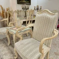 مبل استیل کلاسیک به همراه غذا خوری ۸ نفره|مبلمان خانگی و میز عسلی|تهران, شمیراننو|دیوار