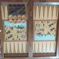 تخته نرد و شطرنج اصلی نو چوب گردو