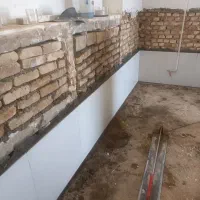 کاشیکاری شومینه کباب پز ونما