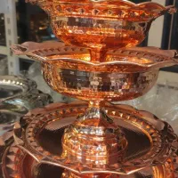 سرویس پذیرایی مسی همه مدل رنگ ثابت مس|ظروف سرو و پذیرایی|شاهرود, |دیوار