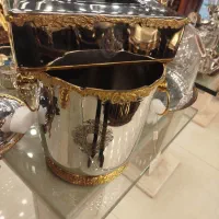 سطل و جادستمال برنجی و استیل هندی