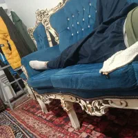 مبلمان ۹نفره سالم|مبلمان خانگی و میز عسلی|رزن, |دیوار