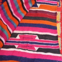 جاجیم عربی قدیمی دستبافت|گلیم، جاجیم، گبه|اهواز, کوی علوی|دیوار