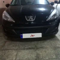 207 مشکی tu5سقف فلز