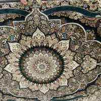 فرش در حد نو اطمینان کاشان ۱۳۰۰شانه
