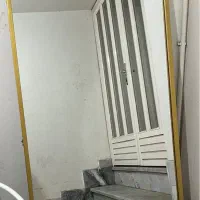 ایبنه قدی فلزی طلایی مدل تاج پایه دار سالم به شرط