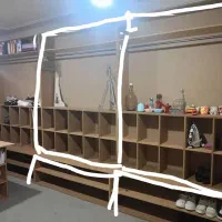 طبقات MDFخالص|کتابخانه، شلف، قفسه‌های دیواری|سنندج, |دیوار