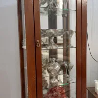 بوفه ویترینی چوبی