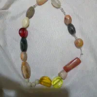 سنگ های تزیینی با یک فسیل