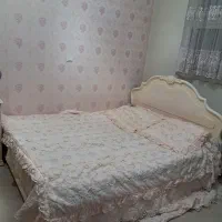 تختخواب دونفره با دراور و تشک