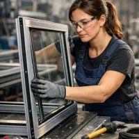 تولید نصب تعمیر درب و پنجره دوجداره pvc توری پلیسه