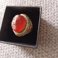 انگشتر عقیق با رکاب سلجوقی