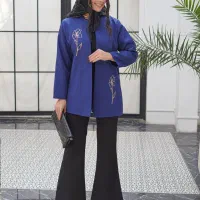 مانتو کتی مجلسی گلدوزی