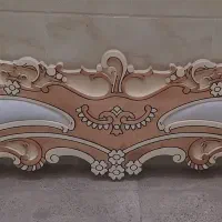 یک دستگاه تخت سالم بدون هیچ آسیبی همراه خوشخواب|تخت و سرویس خواب|فولادشهر, مسکن مهر فولادشهر|دیوار