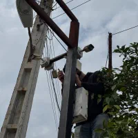 نصب دوربین مدار بسته در نور و چمستان