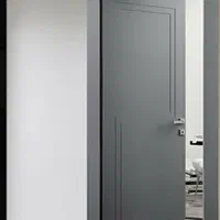 درب 521rtچوبی داخلی آماده برجسته حریق راش پلی وود