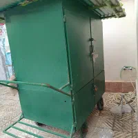 ارابه چهارچرخ  کبابی سیب زمینی