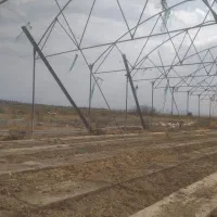 تخریب سازه گلخانه