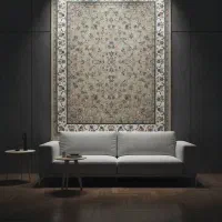 فرش قیمت عمده از کارخانه خرید کنید|فرش|کاشان, مزرعه نو|دیوار