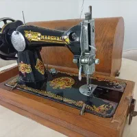 چرخ خیاطی کلاسیک مارشال با جعبه چوبی|چرخ خیاطی و ریسندگی|تهران, نیاوران|دیوار