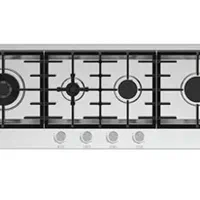 گاز رومیزی خطی استیل 4 شعله کن