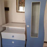 تخت و کمدو دراور  سیسمونی کودک|اسباب و اثاث بچه|زنجان, |دیوار